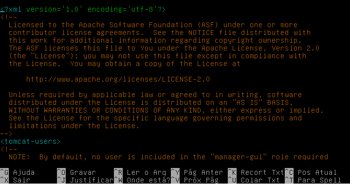 tomcat-arquivo-xml-users