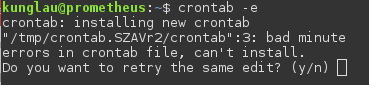 crontab-erro