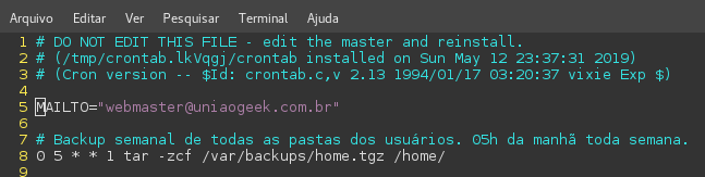crontab-mailto