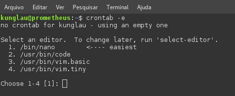 crontab-edition