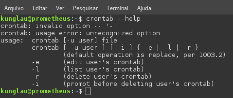 crontab-help